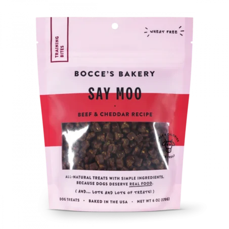Bocce's Bakery Every Day Say Moooo Training Bites Treats
